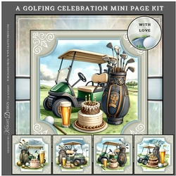 A Golfing Celebration Mini Page Kit