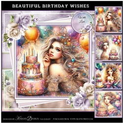 Beautiful Birthday Wishes Mini Page Kit 