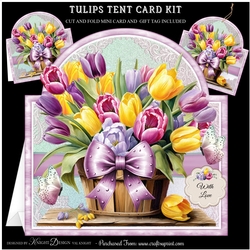 Tulips Tent Card Kit
