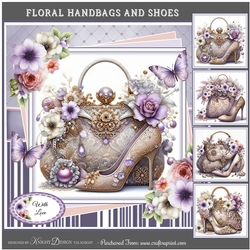 Floral Handbags And Shoes Mini Page Kit