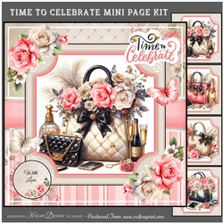 Time To Celebrate Mini Page Kit