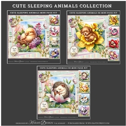 Cute Sleeping Animals Collection