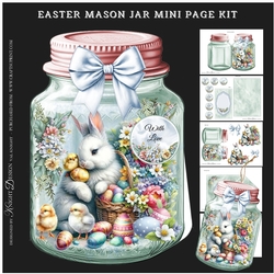 Easter Mason Jar Mini Page Kit