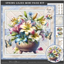 Spring Lilies Mini Page Kit
