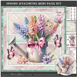 Spring Hyacinths Mini Page Kit