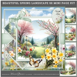Beautiful Spring Landscape 02 Mini Page Kit