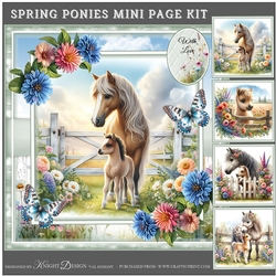 Spring Ponies Mini Page Kit