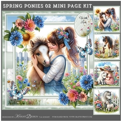 Spring Ponies 02 Mini Page Kit