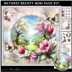 Natures Beauty Mini Page Kit