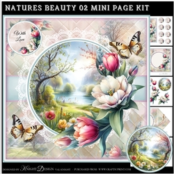 Natures Beauty 02 Mini Page Kit