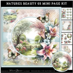 Natures Beauty 03 Mini Page Kit