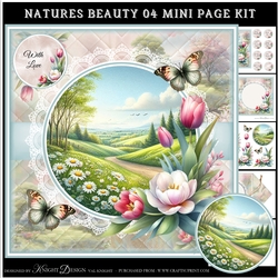 Natures Beauty 04 Mini Page Kit