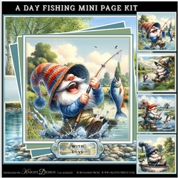 A Day Fishing Mini Page Kit