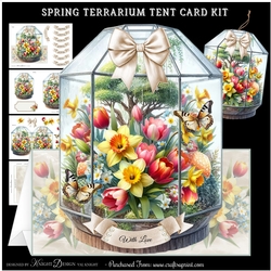 Spring Terrarium Tent Card Kit