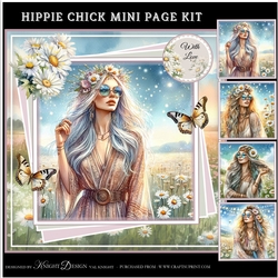 Hippie Chick Mini Page Kit