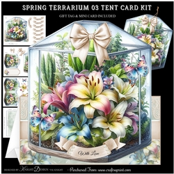 Spring Terrarium 03 Tent Card Kit