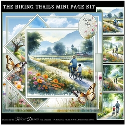 The Biking Trails Mini Page Kit