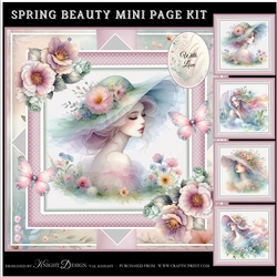 Spring Beauty Mini Page Kit