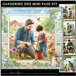 Gardening Duo Mini Page Kit