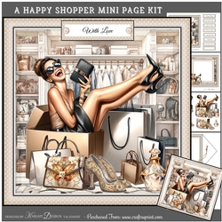 A Happy Shopper Mini Page Kit