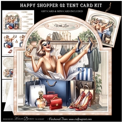 Happy Shopper 02 Tent Card Kit