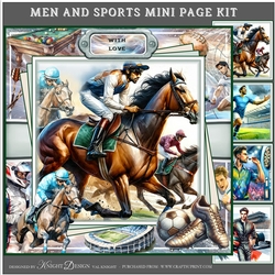 cup1290719_58488 - Men And Sports Mini Page Kit