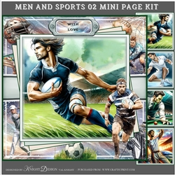 Men And Sports 02 Mini Page Kit