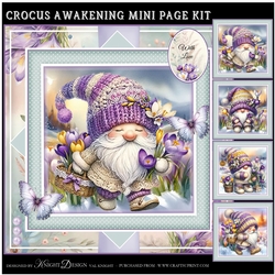 Crocus Awakening Mini Page Kit