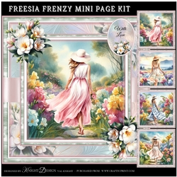 Freesia Frenzy Mini Page Kit
