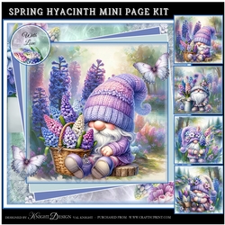 Spring Hyacinth Mini Page Kit
