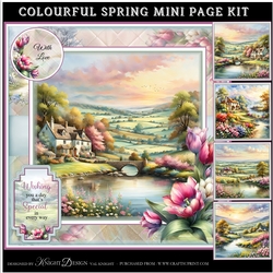 Colourful Spring Mini Page Kit