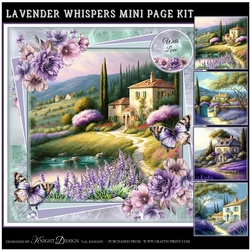 Lavender Whispers Mini Page Kit