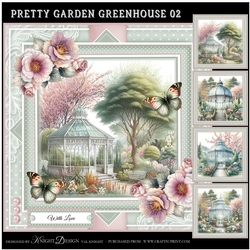 Pretty Garden Greenhouse 02 Mini Page Kit