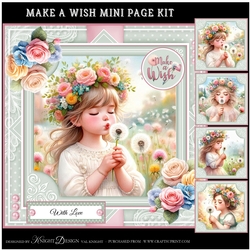 Make A Wish Mini Page Kit