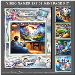 Video Gamer 5x7 02 Mini Page Kit