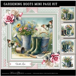 Gardening Boots Mini Page Kit