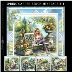 Spring Garden Bench Mini Page Kit