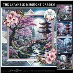 Japanese Midnight Garden Mini Page Kit