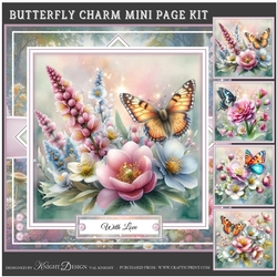 Butterfly Charm Mini Page Kit