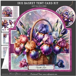 Iris Basket Tent Card Kit