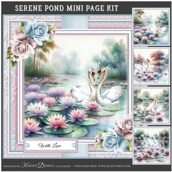 The Serene Pond Mini Page Kit