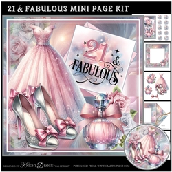 21 & Fabulous Mini Page Kit