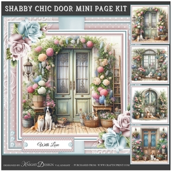 Shabby Chic Door Mini Page Kit