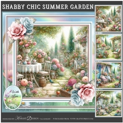 Shabby Chic Summer Garden Mini Page Kit