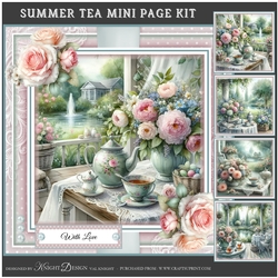 Summer Tea Mini Page Kit