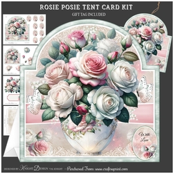 Rosie Posie Tent Card Kit