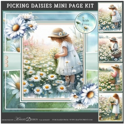 Picking Daisies Mini Page Kit