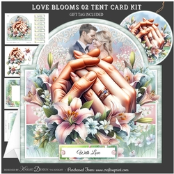 Love Blooms 02 Tent Card Kit