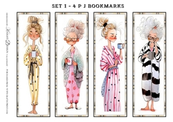 PJs with Coffee Bookmarks
