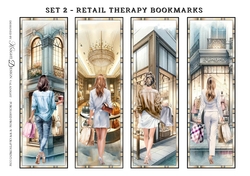 Retail Therapy Bookmarks Set 2